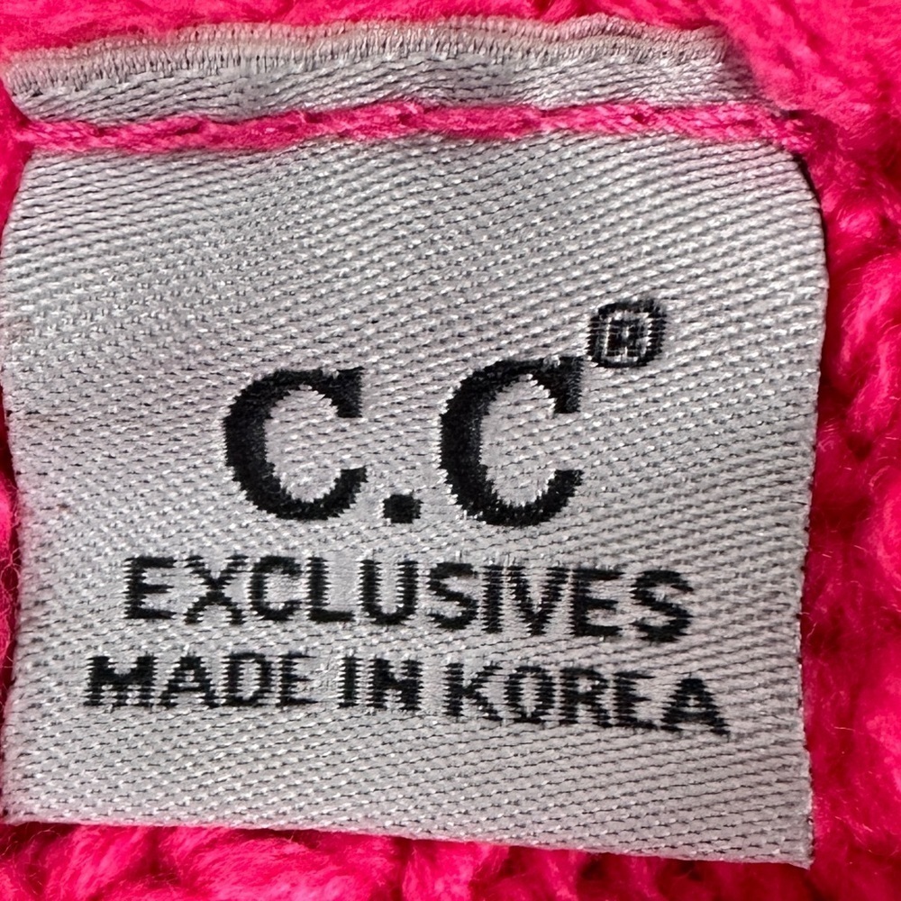 C.C Baby Girl Double Pom Beanie - Picture 4 of 5